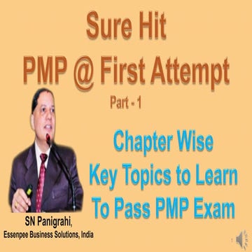 # Sure Hit  - PMP @ First Attempt Part - 1 Chapter Wise Key Topics to Learn -...