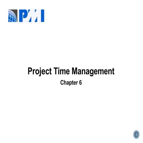 Pmp time chapter 6