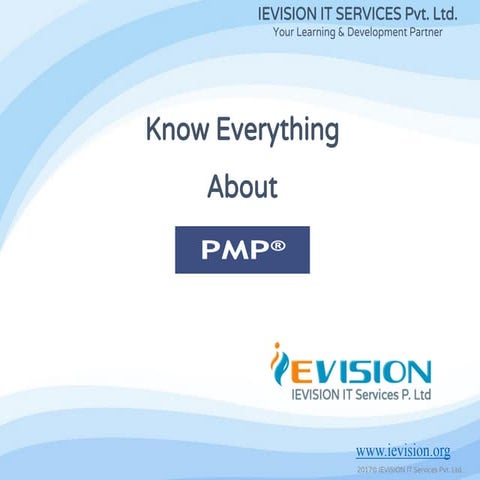 Pmp training and certification ievision.org