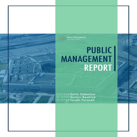 Public Management Report: project Maven