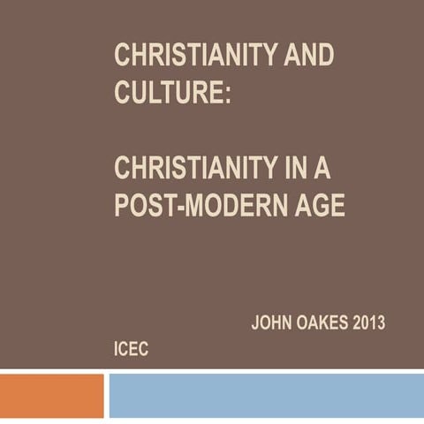 Christianity in a Postmodern World