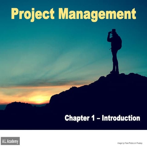 Project Management   Chap. 1 Introduction
