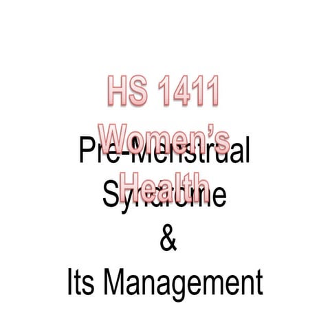 Pms management | PPTX