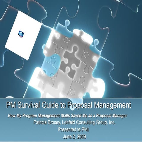PM Survival Guide to Proposal Management