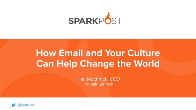 How Email and Your Culture Can Help Change the World