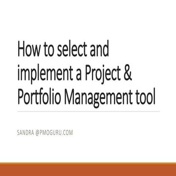 Introduction to PMWeb | PPT