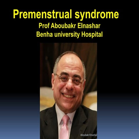 Premenstrual syndrome