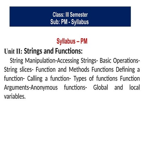 PM Unit - II of Basics of Python PPT.pptx