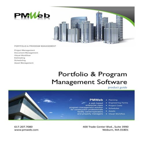 PMWeb: Product Guide