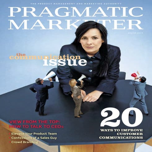 Pragmatic Marketer Winter 2013
