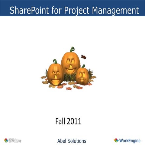 Project Management Using SharePoint and EPMLive's WorkEngin.