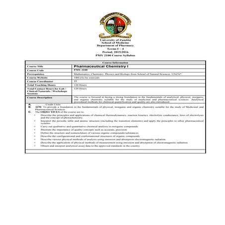 Pmy 2100 course handbook 2014