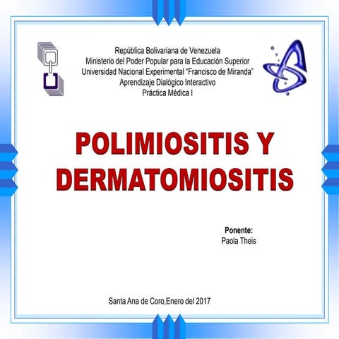 Polimiositis y dermatomiositis