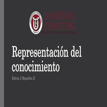 Representacion del conocimiento Edwin Mogollon