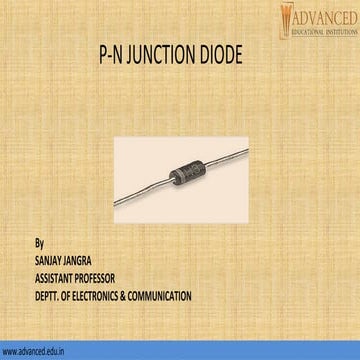 Pn diode for aitm sanjay