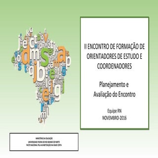 Pnaic 2016 ii encontro planejamento 