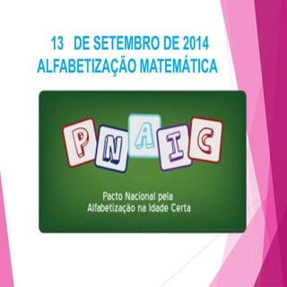 Pnaic 6º encontro  13 de setembro -...