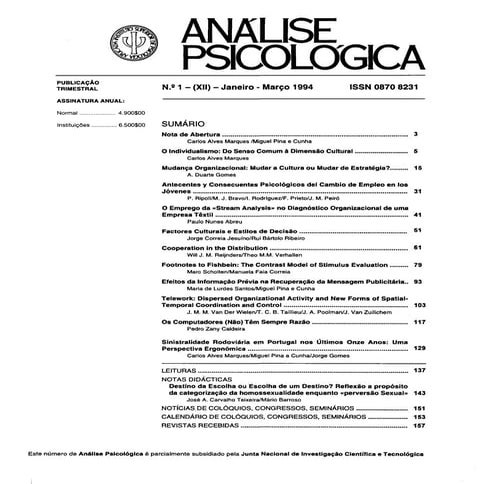 O uso da Stream Analysis no diagnóstico organizacional de uma empresa têxtil