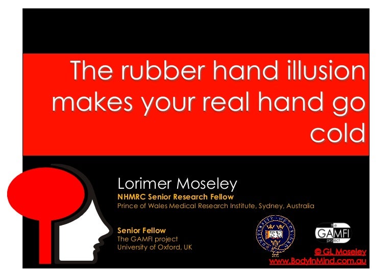 The Rubber Hand Illusion