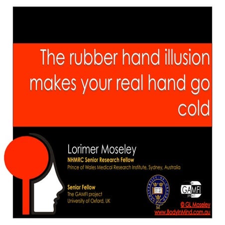The Rubber Hand Illusion 