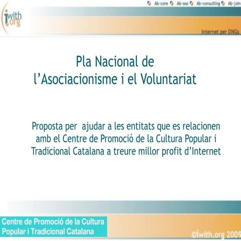Internet per Entitats Culturals