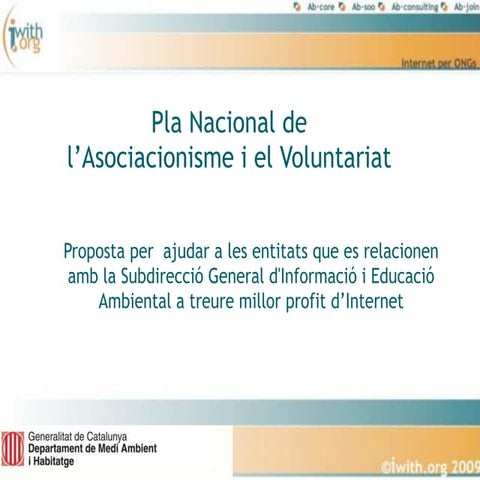 Internet per entitats ambientals