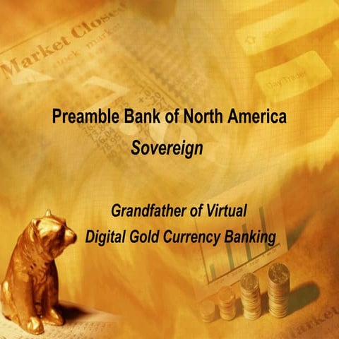 SOVEREIGN PREAMBLE BANK OF NORTH AMERICA 