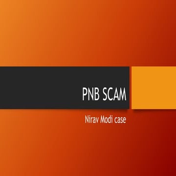 Pnb scam