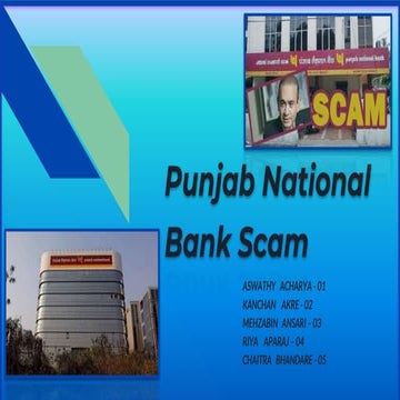 PUNJAB NATIONAL BANK SCAM (NIRAV MODI)