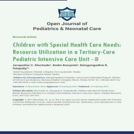 Things to know about Pediatric Intensive Care Unit | PDF