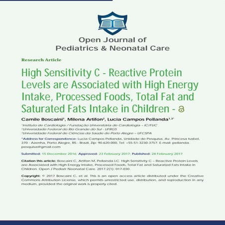 Nutritional Status and Dietary Habits of Preschool Children | PDF