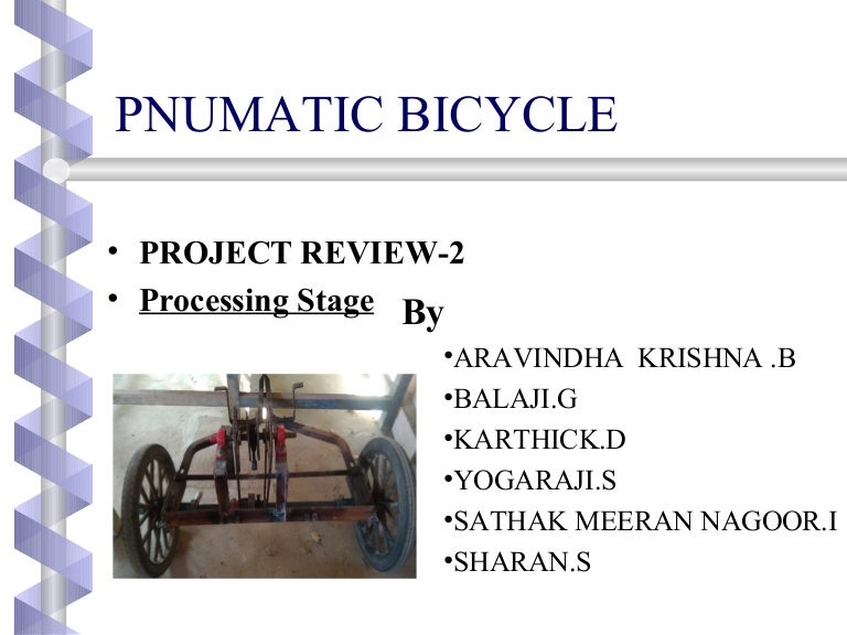 Pneumatic bicycle