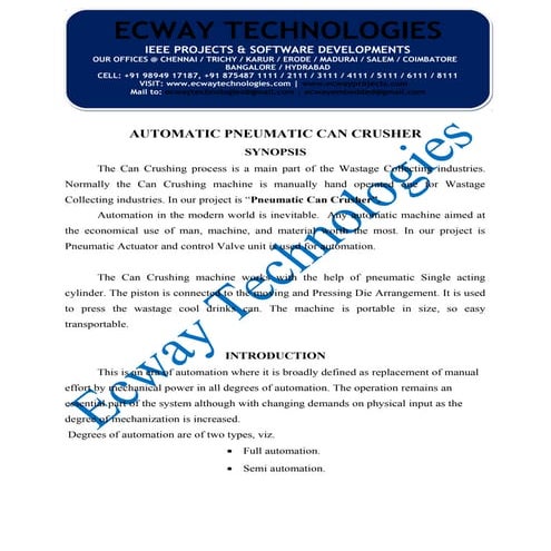 Pneumatic can crusher