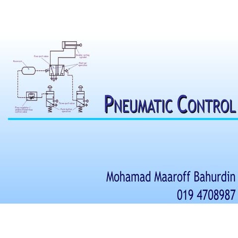 Pneumatic control