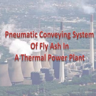 Pneumatic conveying system of fly a...