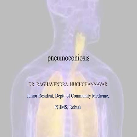 Pneumoconiosis 