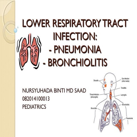 Lower respiratory tract infections ppt | PPTX