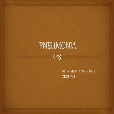 Pneumonia