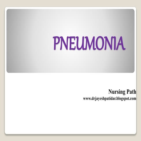 Pneumonia