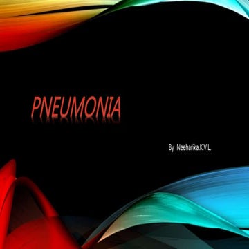 PNEUMONIA PT ASSESSMENT AND MANAGEMENT | PPTX