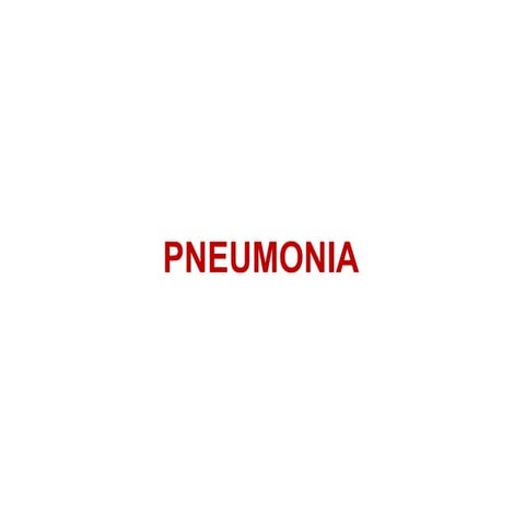 Pneumonia and its causes sign symptome treatment