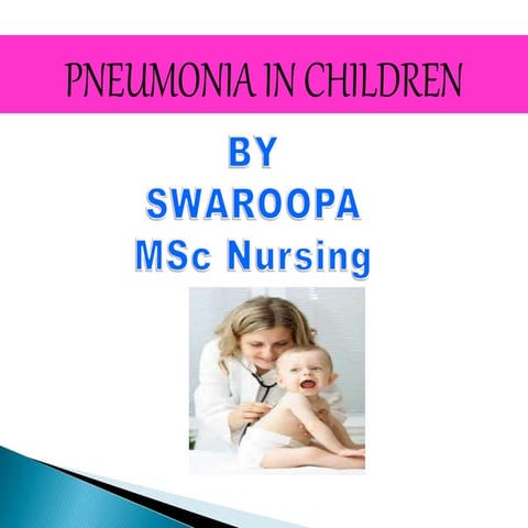 Pneumonia in children
