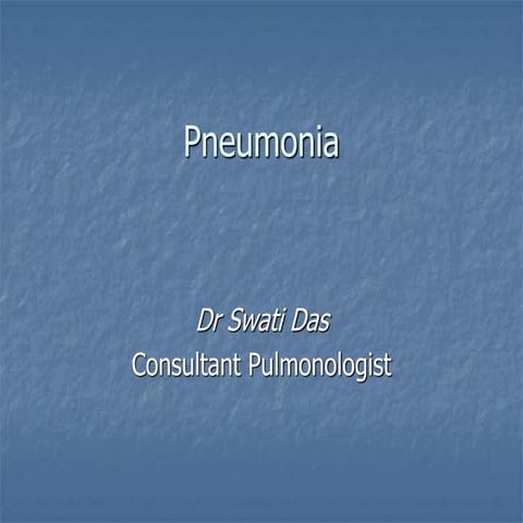 Pneumonia management | PDF