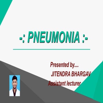 -_ PNEUMONIA _slideshare 