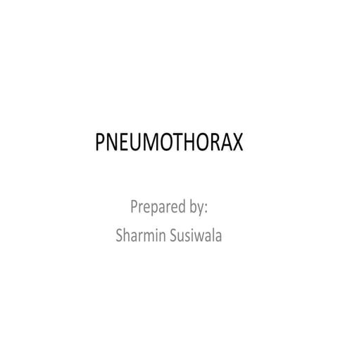 Something about PNEUMOTHORAX