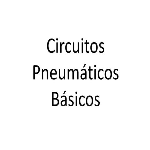 Pneumática básica
