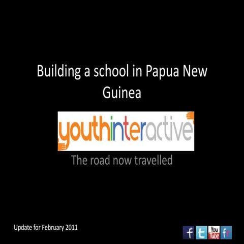 Building a school - Papua New Guinea