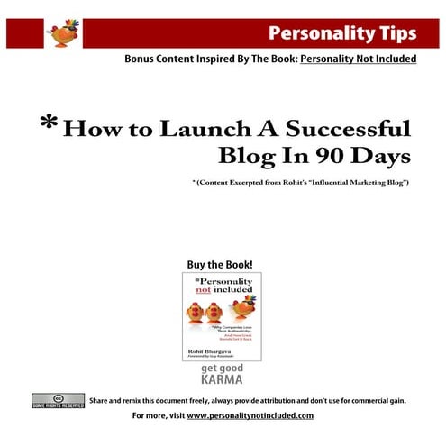 How To Create A Successful Blog In 90 Days