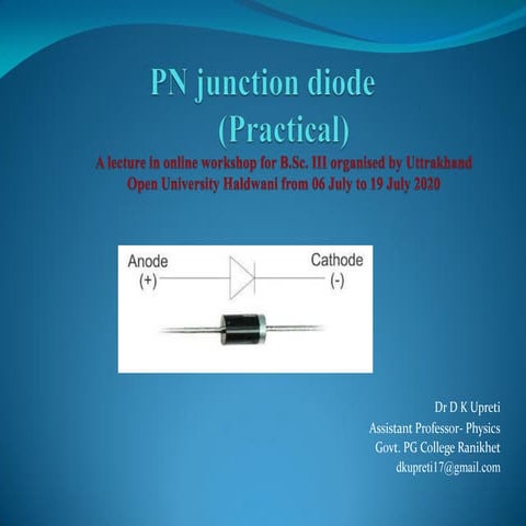 PN junction experiment by Dr. D.K. Upreti.pdf