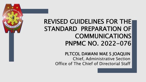 PNP Ten codes.docx
